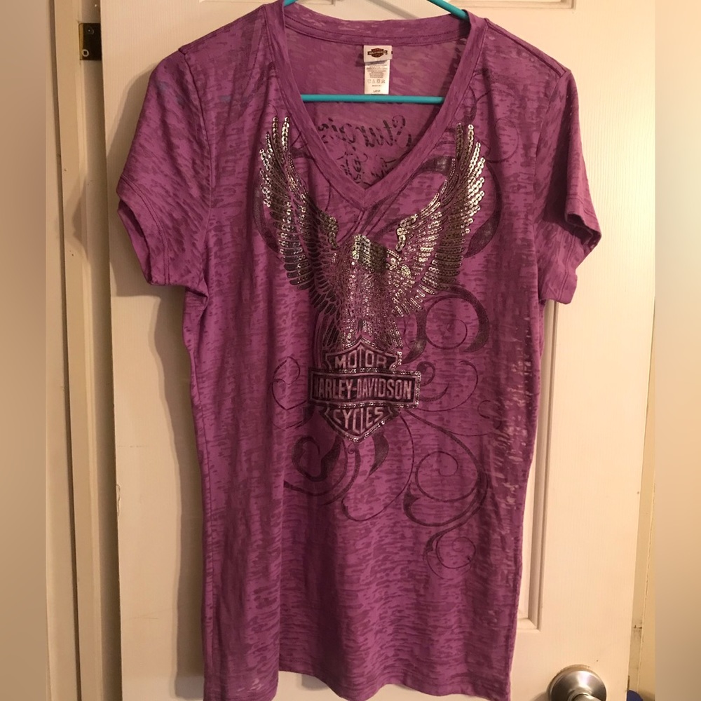 Beautiful Harley Davidson shirt large